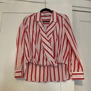 Stripped Anthropologie blouse